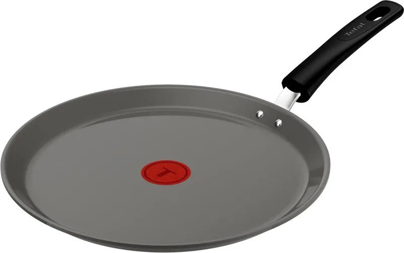 Renewal Keramische Pannenkoekenpan 28 cm - Geschikt voor inductie - Gerecycled aluminium van Tefal in Grijs – productfoto