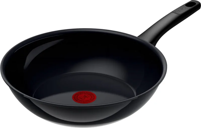 Revive Black - Wokpan - Ø28 cm - Keramisch - PFAS-vrij - Geschikt voor Inductie von Tefal in Schwarz – Produktfoto