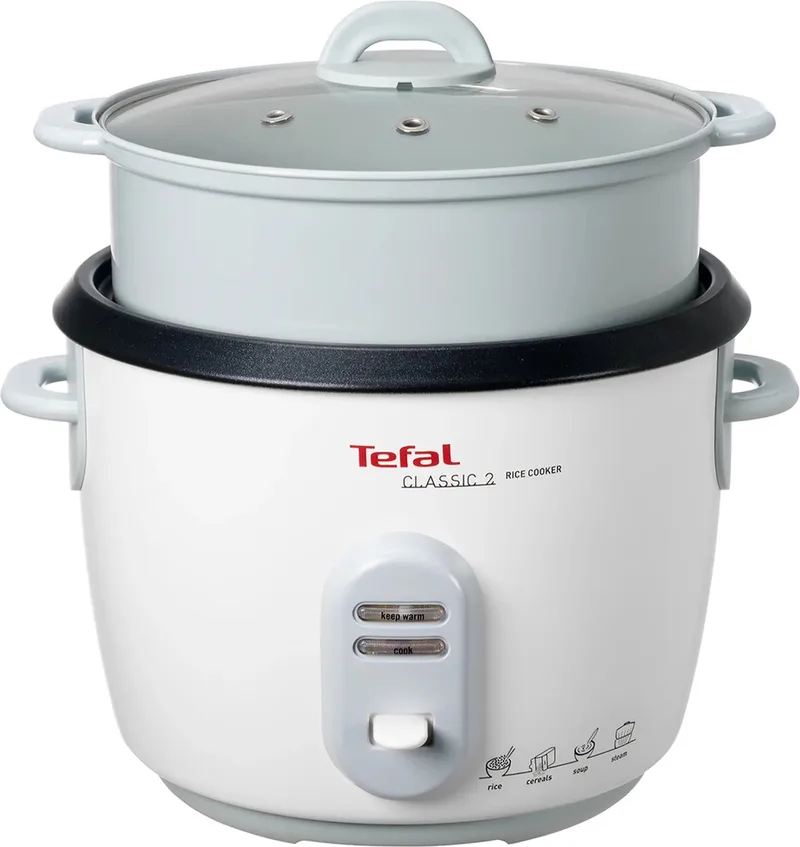 Rijstkoker Classic 2 von Tefal in Weiß – Produktfoto