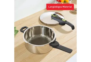 Secure 5 Trendy - Snelkookpan - 4L - Geschikt voor Inductie - Veiligheidsslot - Compact by Tefal in Silver – product photo 2 of 5