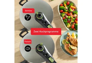 Secure 5 Trendy - Snelkookpan - 4L - Geschikt voor Inductie - Veiligheidsslot - Compact by Tefal in Silver – product photo 3 of 5