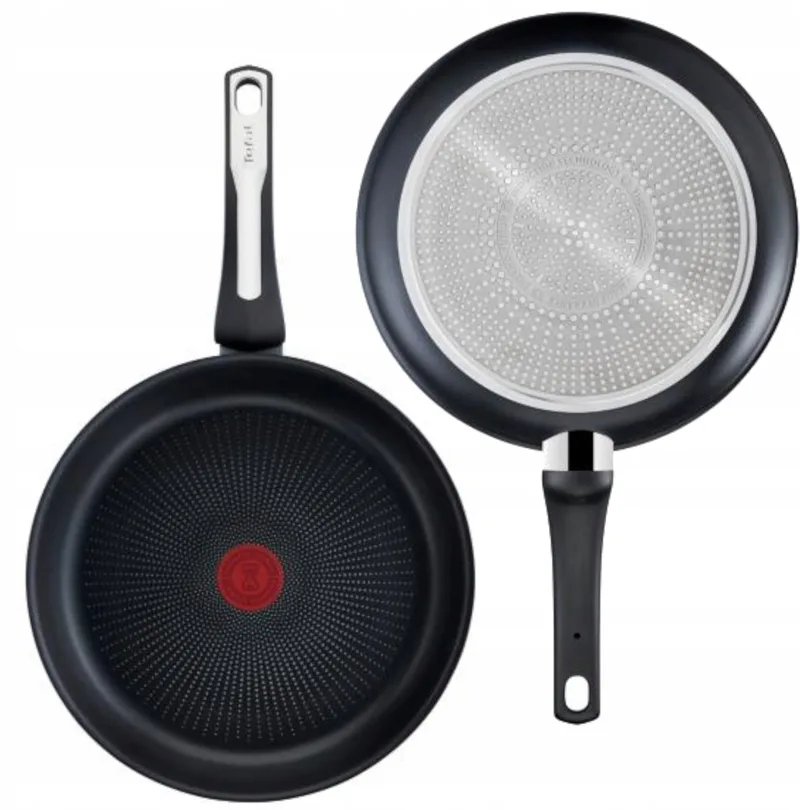 Selection Koekenpan 28 cm Inductie Titanium Roestvrij Staal de Tefal en Argent – photo produit