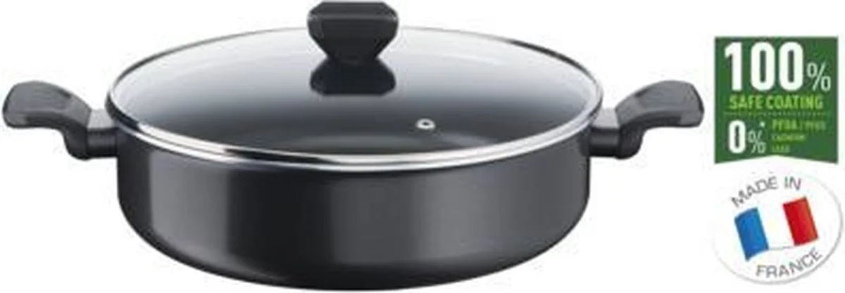 Simply Clean B5677253 hapjespan Rond Ø 28 cm van Tefal in Zwart – productfoto