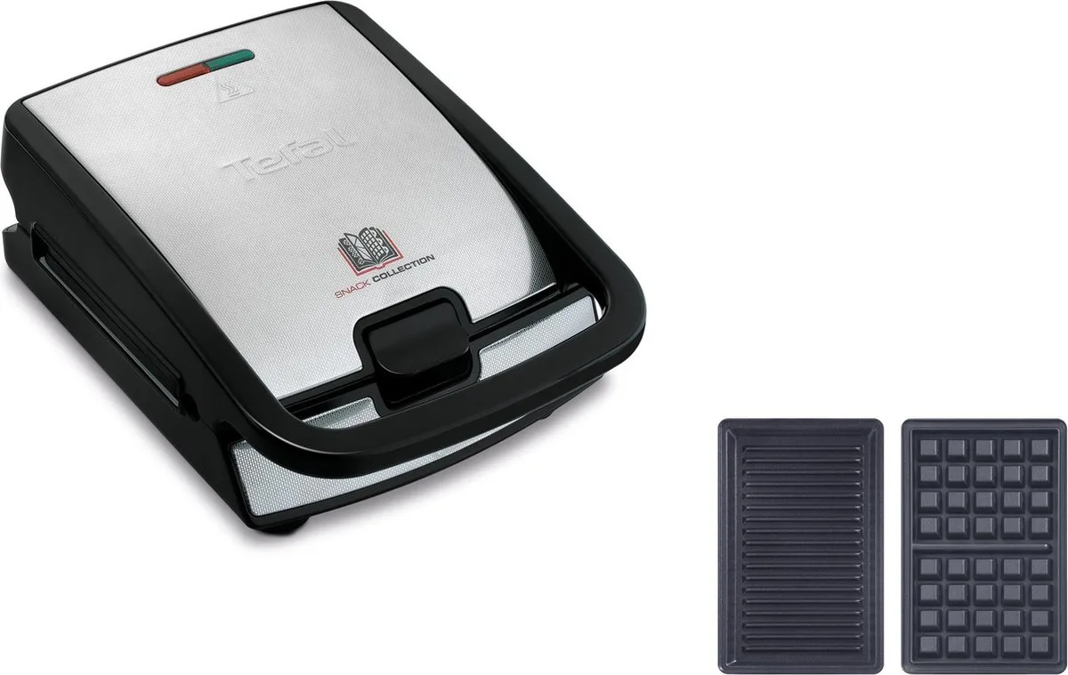 Snack Collection SW857D - Contactgrill van Tefal in Zwart – productfoto