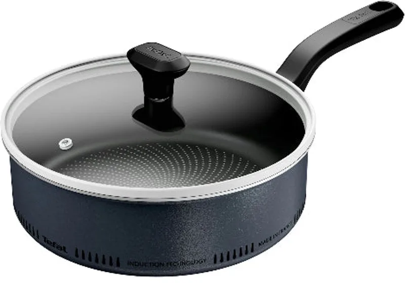 So'Light hapjespan 24 cm - Alle warmtebronnen + inductie by Tefal in Black – product photo