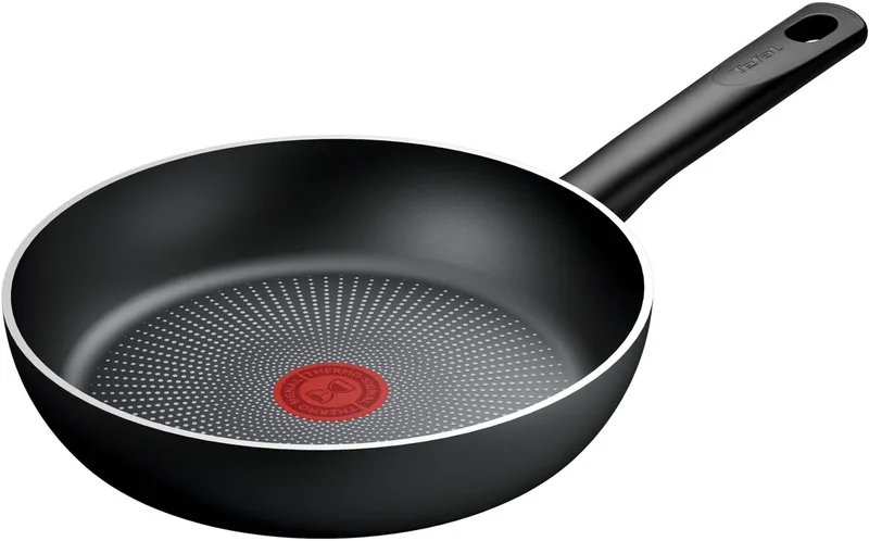 So Recycled Koekenpan 24 cm met Titanium 2X Anti-aanbaklaag by Tefal in Black – product photo