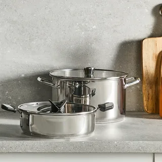 Space Emotion+ - Hapjespan met Deksel - 26 cm - RVS - Geschikt voor Inductie by Tefal in Silver – product photo 4 of 6