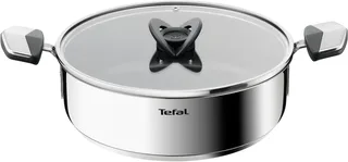 Space Emotion+ - Hapjespan met Deksel - 26 cm - RVS - Geschikt voor Inductie by Tefal in Silver – product photo 1 of 6