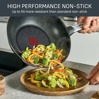 Space Emotion+ - Wokpan 28 cm - RVS - Geschikt voor Inductie by Tefal in Silver – product photo 3 of 6