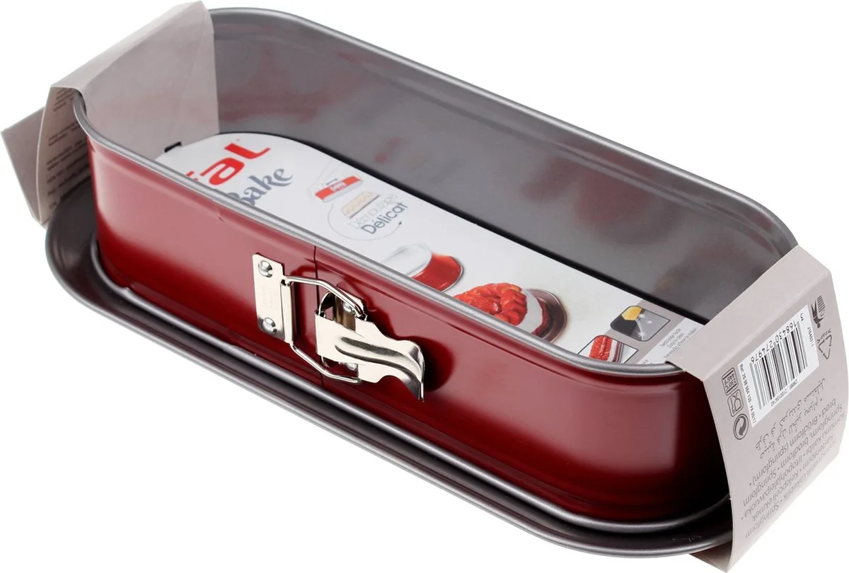 Springvorm Pan Tefal Metaal Staal (30 x 11 cm) fra Tefal i Rød – produktbillede