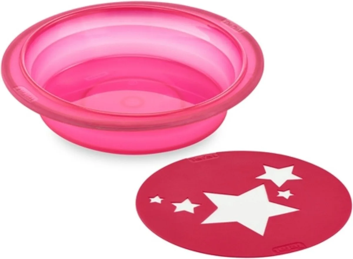 Springvorm Siliconen Krimpvorm Set - Ronde Taart 24cm fra Tefal i Rød – produktbillede