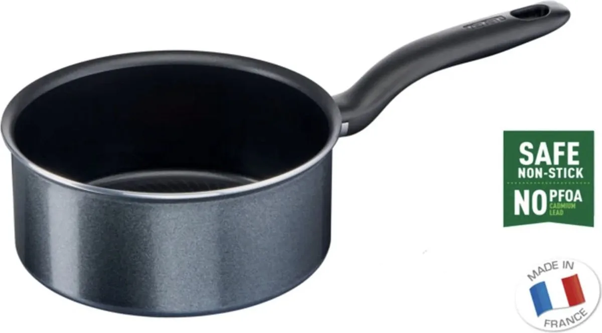 Start & Cook - Steelpan - 16cm - Geschikt Voor Inductie van Tefal in Antraciet – productfoto