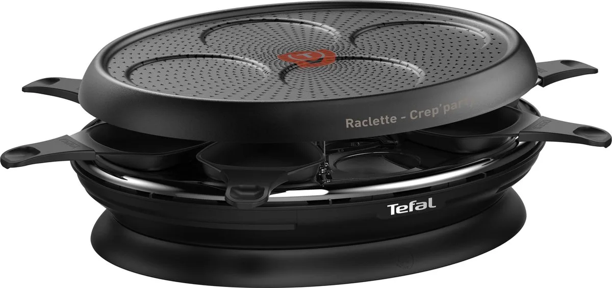 Store'Inn Crêpes Party RE320812 - Gourmetset - 8 personen van Tefal in Zwart – productfoto