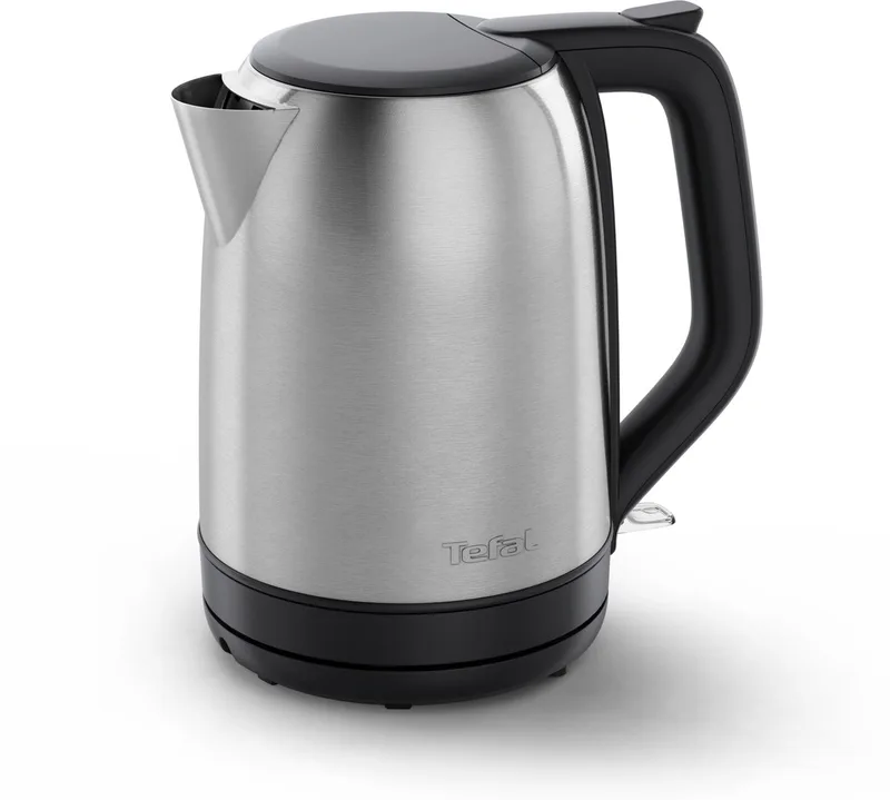 Subito KO5S0D - Waterkoker - 1,7L - Modern Design - 1-kopsindicator - Uitneembaar Antikalkfilter - 2400W - RVS von Tefal in Schwarz – Produktfoto
