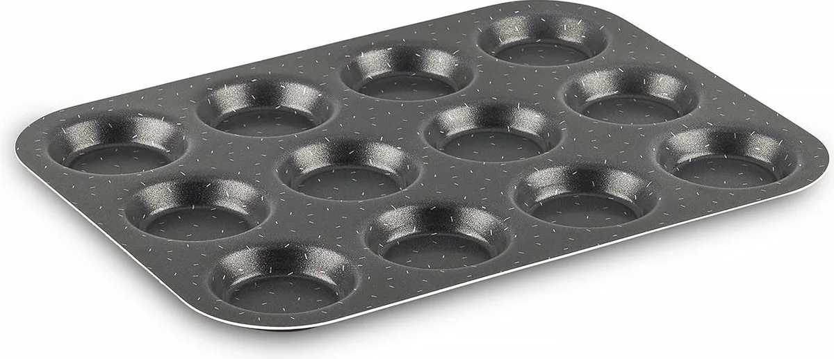 Success Aluminium Non-stick 12 Hole Muffin Tin with ProBaking Coating de Tefal en Marron – photo produit