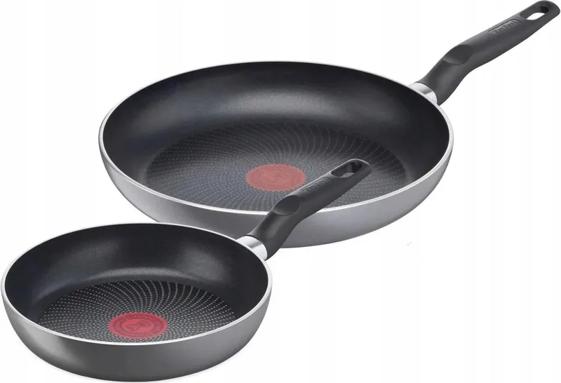 SuperCook Pannenset 20 cm & 26 cm - Titanium Coating von Tefal in Schwarz – Produktfoto