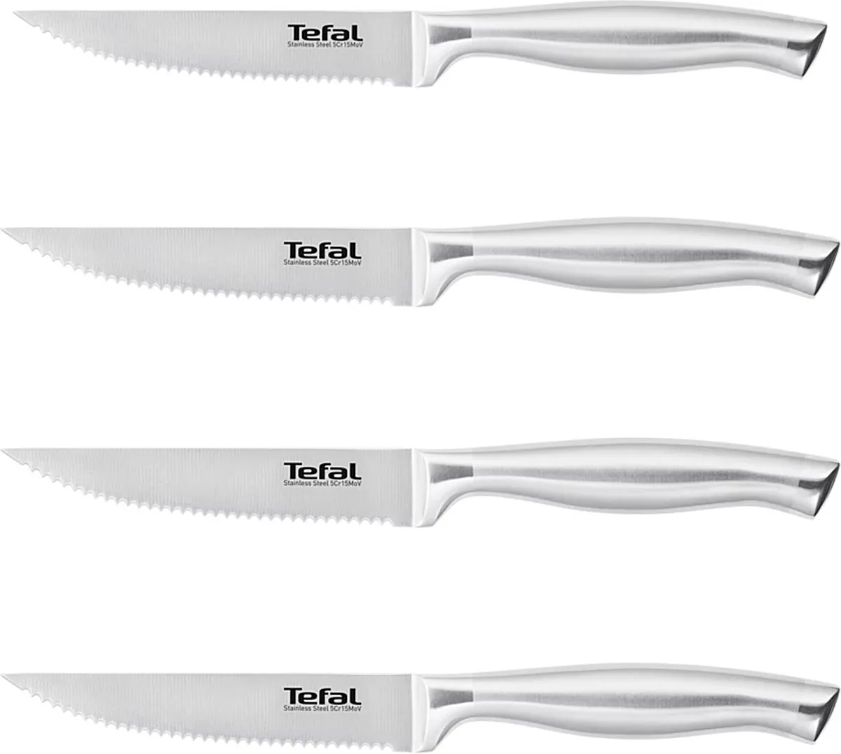 TEFAL 4-delige steakmessen set från Tefal i Silver – produktbild