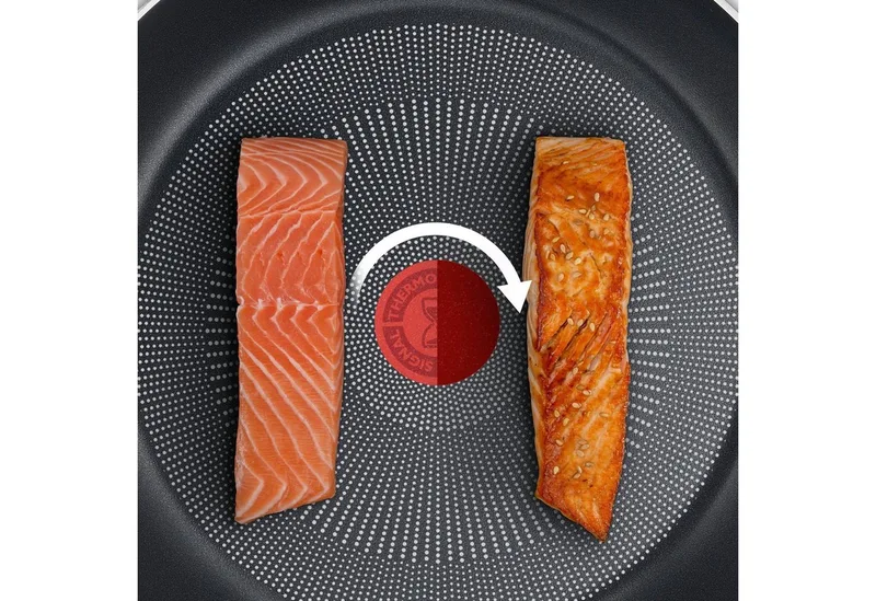 Titanium Force Koekenpan 28 cm - Duurzame Anti-aanbaklaag de Tefal en Noir – photo produit 5 sur 5