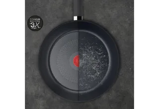 Titanium Force Koekenpan 28 cm - Duurzame Anti-aanbaklaag de Tefal en Noir – photo produit 3 sur 5