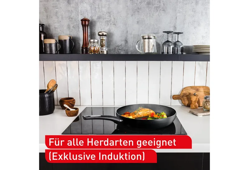 Traditionele Koekenpan 24 cm Aluminium de Tefal en Noir – photo produit 5 sur 5