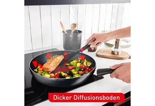 Traditionele Koekenpan 24 cm Aluminium de Tefal en Noir – photo produit 4 sur 5