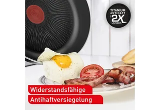 Traditionele Koekenpan 24 cm Aluminium de Tefal en Noir – photo produit 3 sur 5
