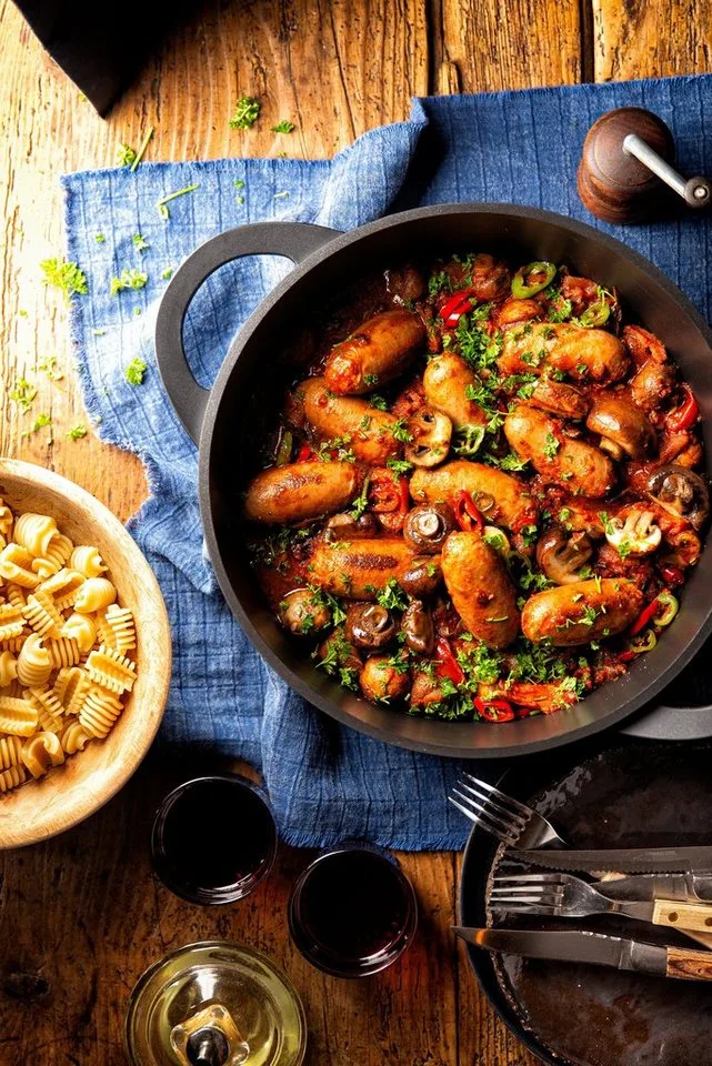 Trattoria - Braadpan - Ø28 cm - Inclusief Deksel - Gietijzer - Geschikt voor Inductie de Tefal en Noir – photo produit 4 sur 5
