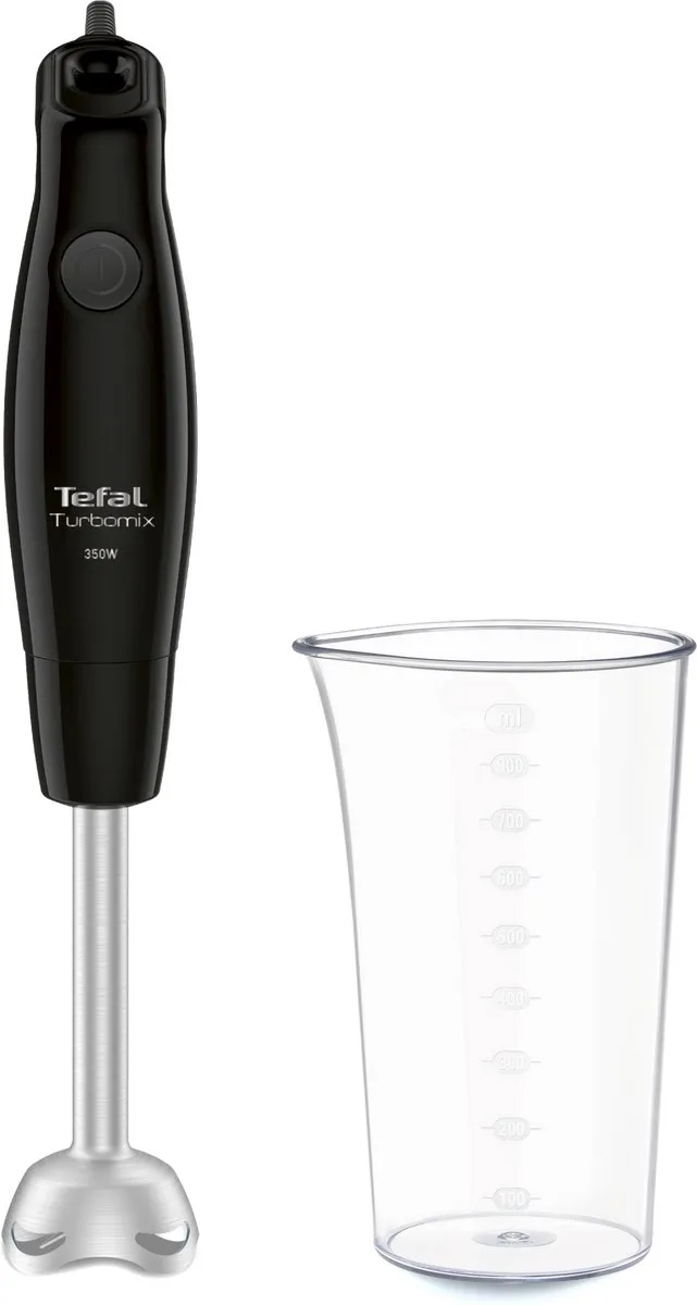 Turbomix HB1218 - Staafmixer - Lichtgewicht - Eenvoudig in Gebruik - 350W de Tefal en Noir – photo produit