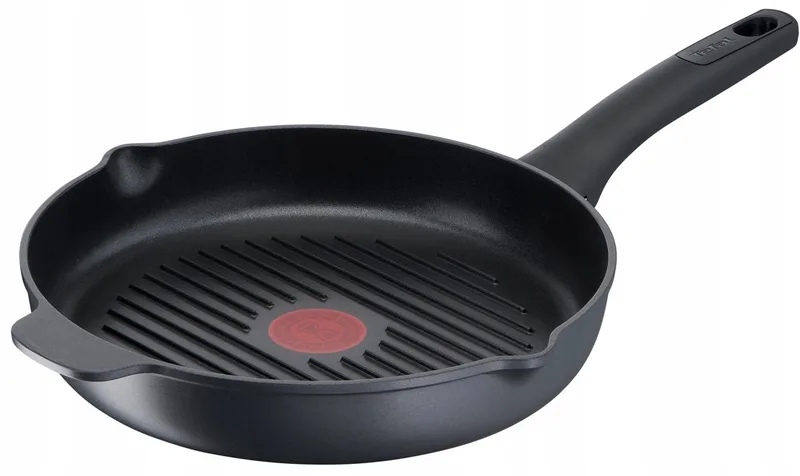 Ultimate Grillpan 26cm - Titanium Coating - Geschikt voor Inductie van Tefal in Zwart – productfoto