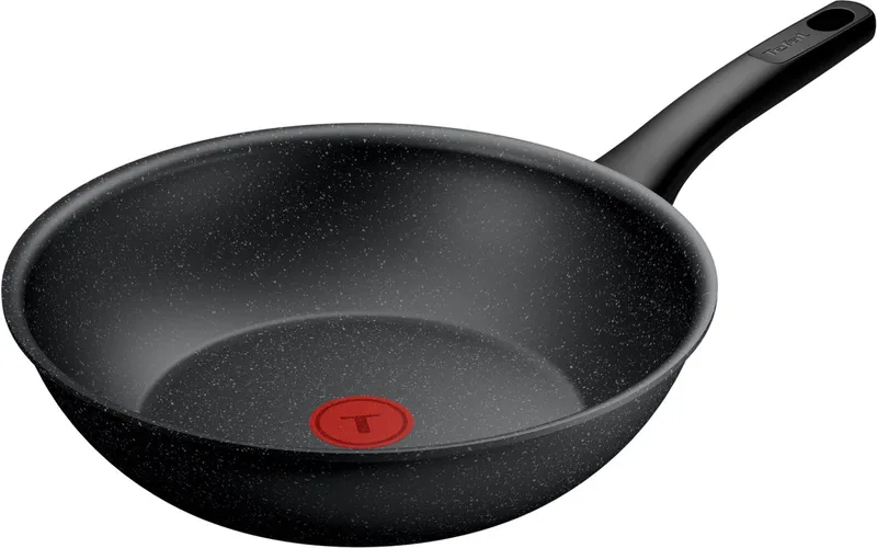 Ultimate - Wokpan - Ø28 cm - Geschikt voor Inductie - Anti-aanbaklaag - Geschikt voor gebruik met metalen spatels von Tefal in Schwarz – Produktfoto