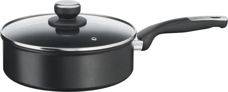 Unlimited - Hapjespan - Ø24 cm - Inclusief Deksel - Geschikt voor Inductie - Anti-aanbaklaag von Tefal in Schwarz – Produktfoto