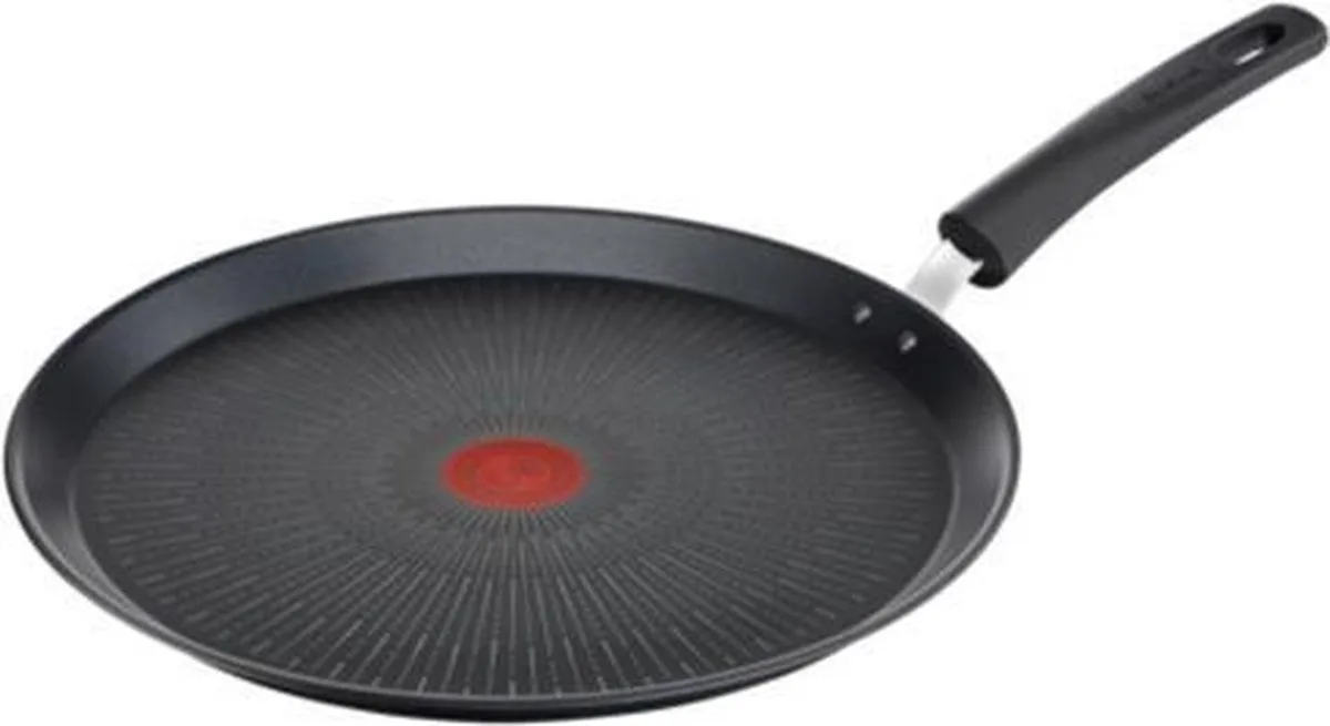 Unlimited - Pannenkoekpan - Ø25 cm - Geschikt voor Inductie - Anti-aanbaklaag de Tefal en Noir – photo produit