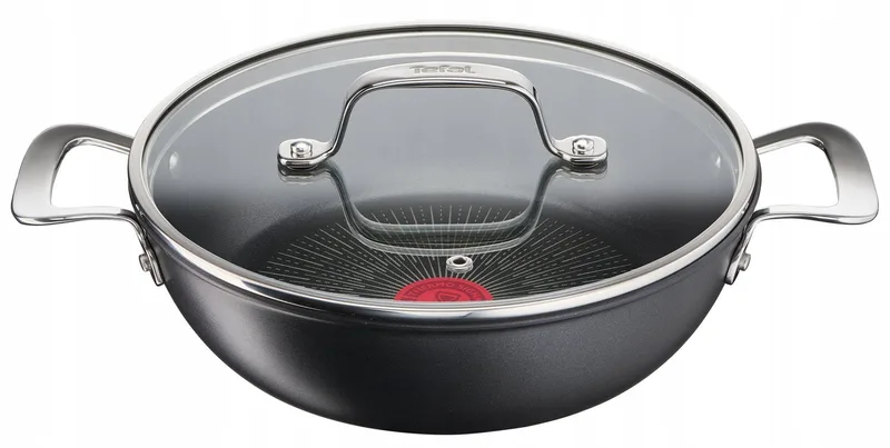 Unlimited Wok met Deksel - 26cm - Titanium Anti-Scratch by Tefal in Black – product photo 1 of 4