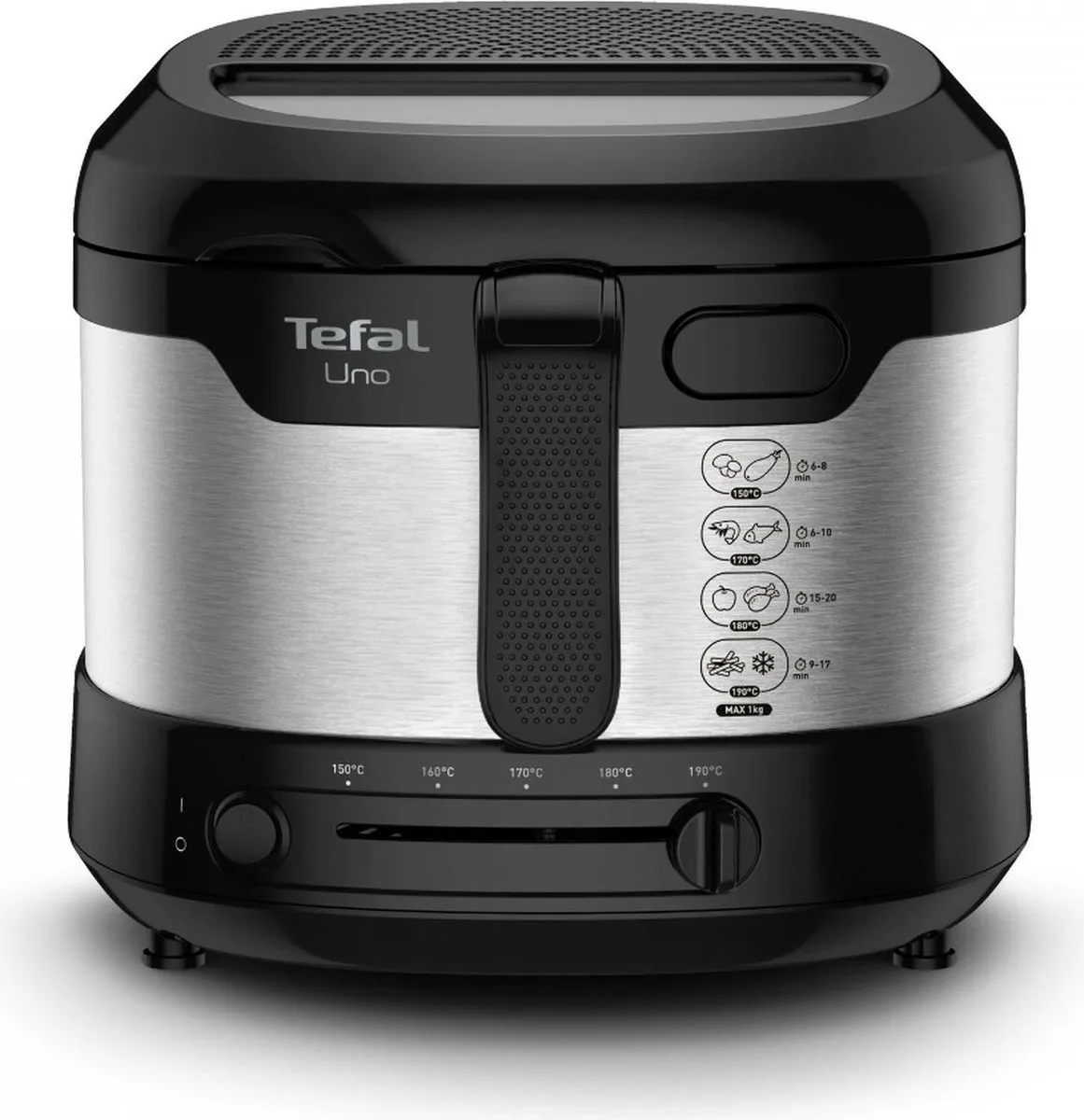 Uno FF215D - Frituurpan van Tefal in Zwart – productfoto