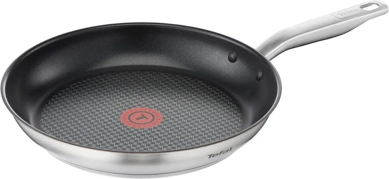 Virtuoso - Koekenpan - Ø 30 cm - Geschikt voor Inductie - RVS - Anti-aanbaklaag von Tefal in Silber – Produktfoto