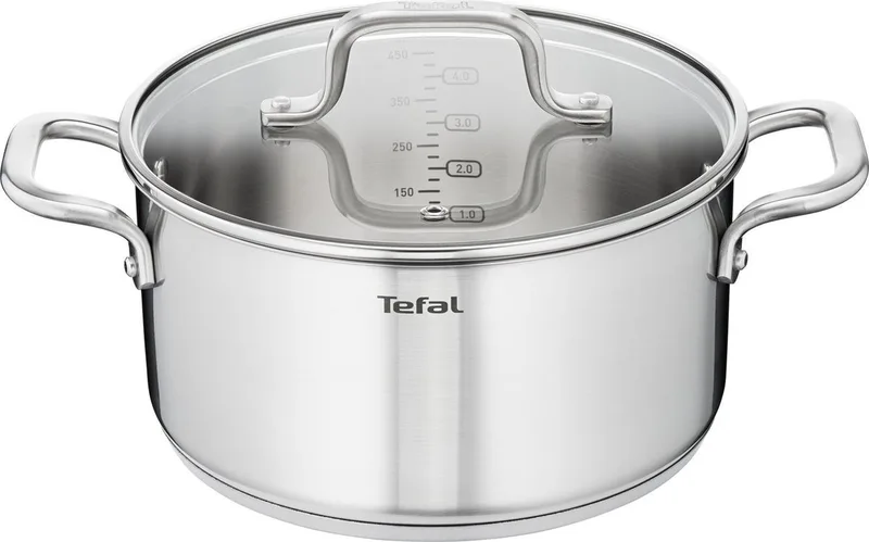 Virtuoso - Kookpan - Ø 24 cm - Inductie - RVS - Duurzaam by Tefal in Silver – product photo