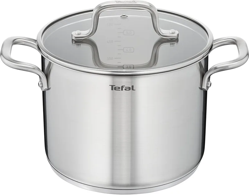 Virtuoso Set 5-delig (hoge kookpan 22, steelpan 16, kookpan 18/20/24) - Inductie by Tefal in Silver – product photo