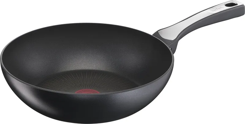 Wok Unlimited On 28 cm - Titanium Anti-Scratch 6X - Inductie by Tefal in Black – product photo