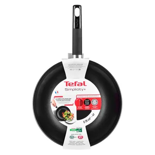 Wokpan - B5821902 - Ø 28 cm - Niet Geschikt voor Inductie von Tefal in Schwarz – Produktfoto 2 von 6