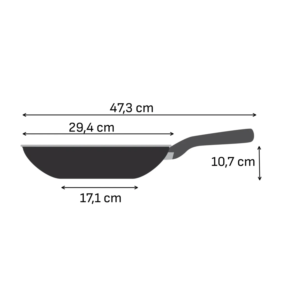 DUETTO Bakelite wok, Ø 28 cm de Tefal – photo produit 4 sur 4