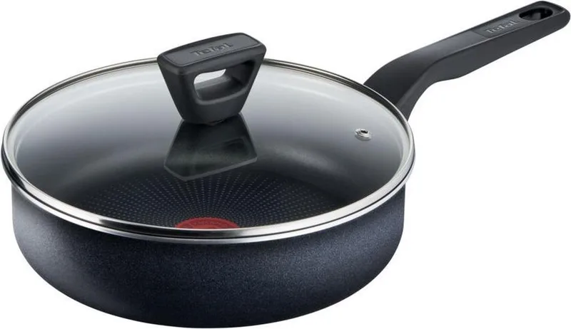 XL Force - Hapjespan - Ø 24 cm - Inclusief Deksel - Niet Geschikt voor Inductie von Tefal in Anthrazit – Produktfoto