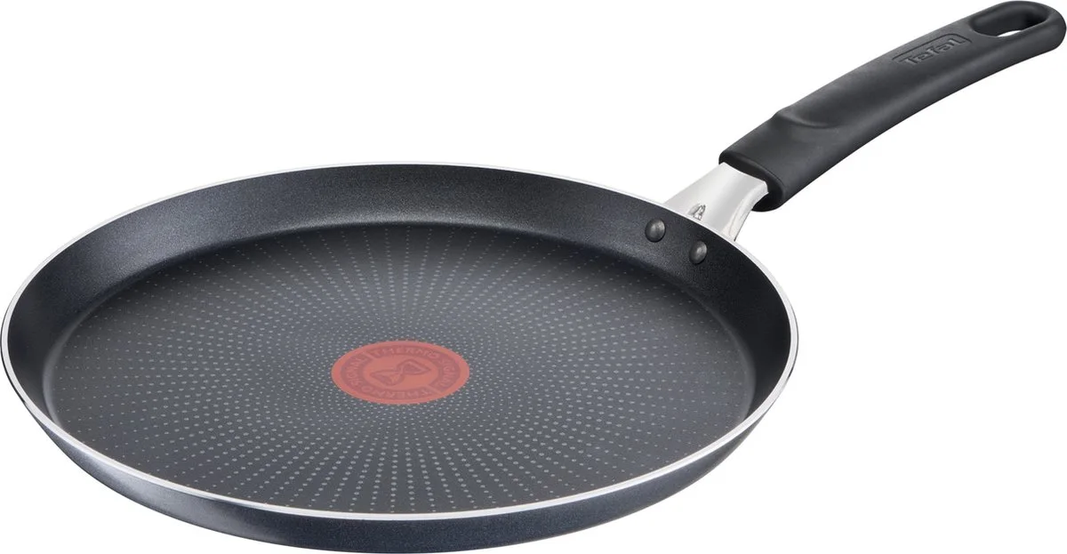 XL Force - Pannenkoekpan - Ø 25 cm - Extra Diep - Niet Geschikt voor Inductie van Tefal in Zwart – productfoto