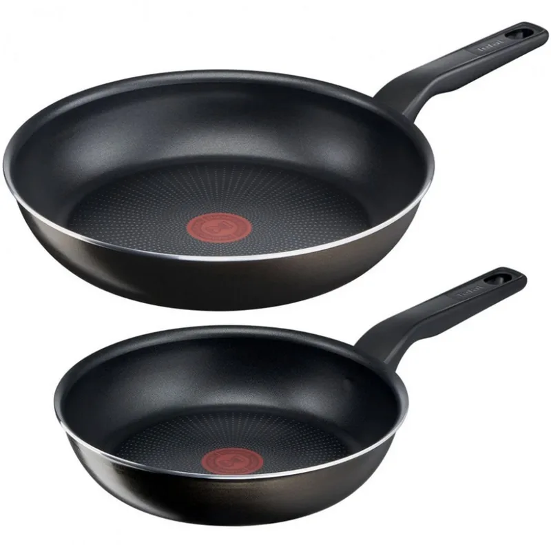 XL Intense - Pannenset 24cm en 30cm - Niet Geschikt Voor Inductie by Tefal in Black – product photo