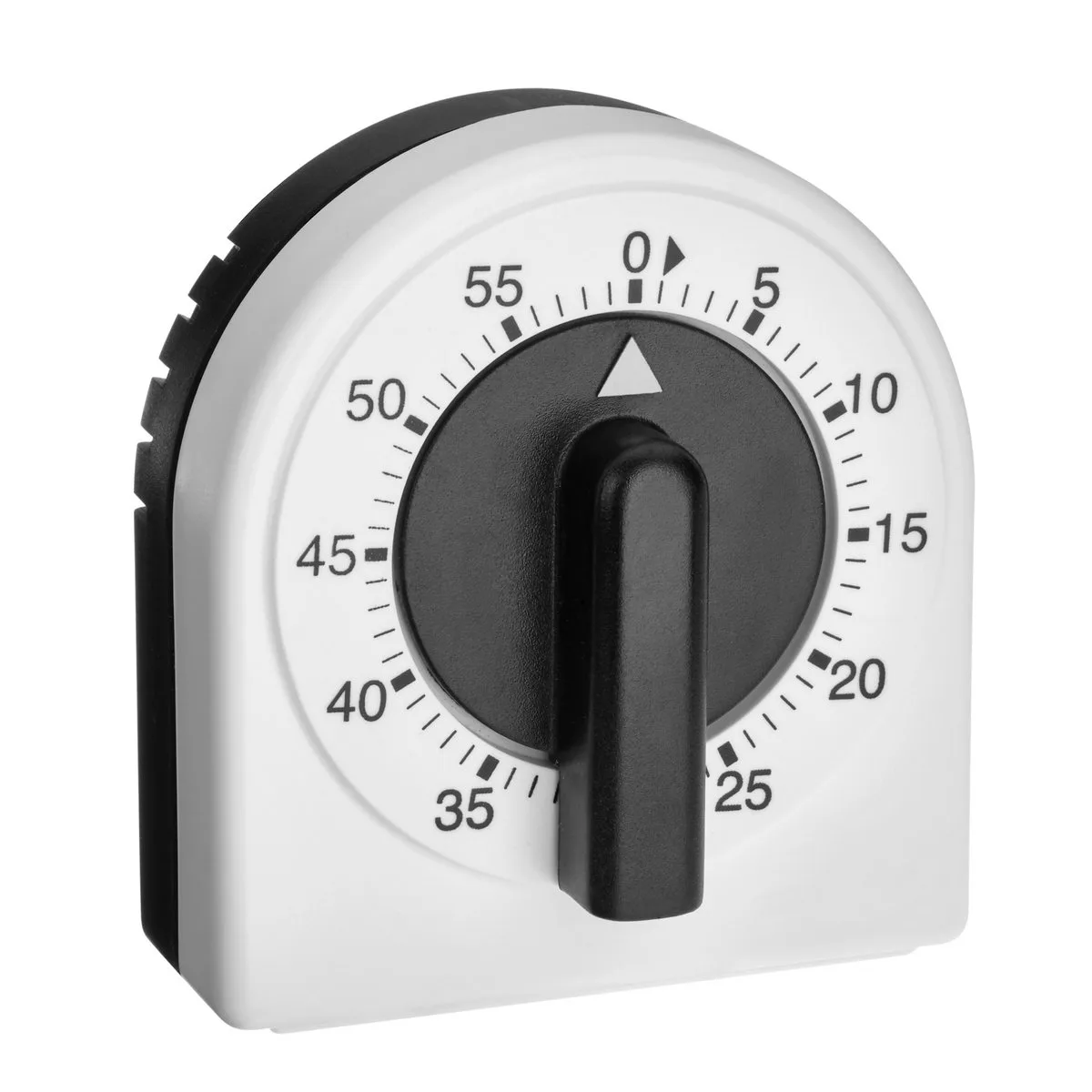 Keuken Timer - mechanische wekker - kunststof - 60 minuten - kookwekker van TFA Dostmann in Grijs – productfoto