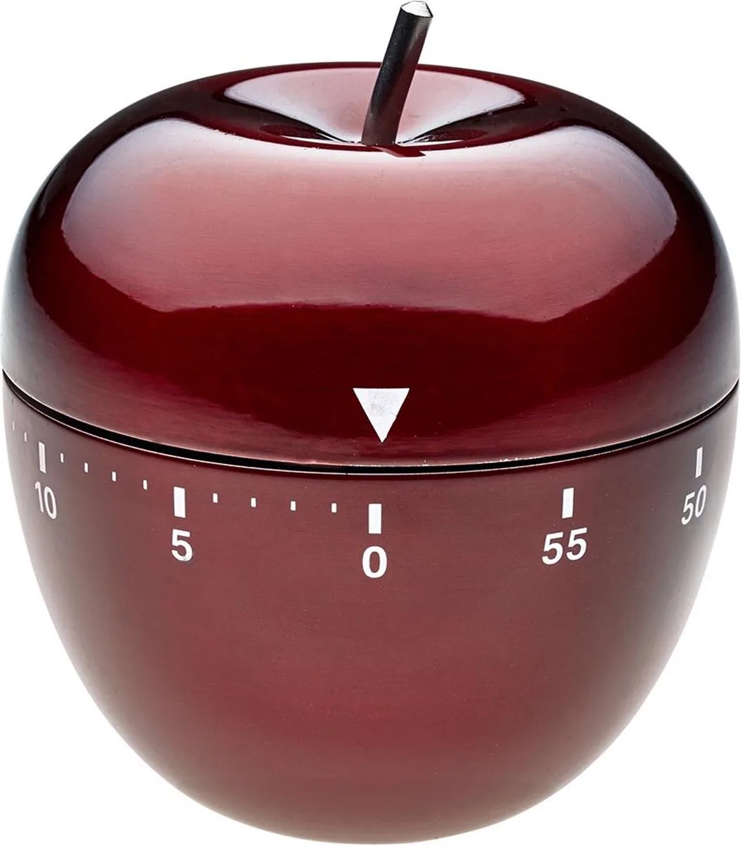 Kookwekker Appel van TFA Dostmann in Rood – productfoto