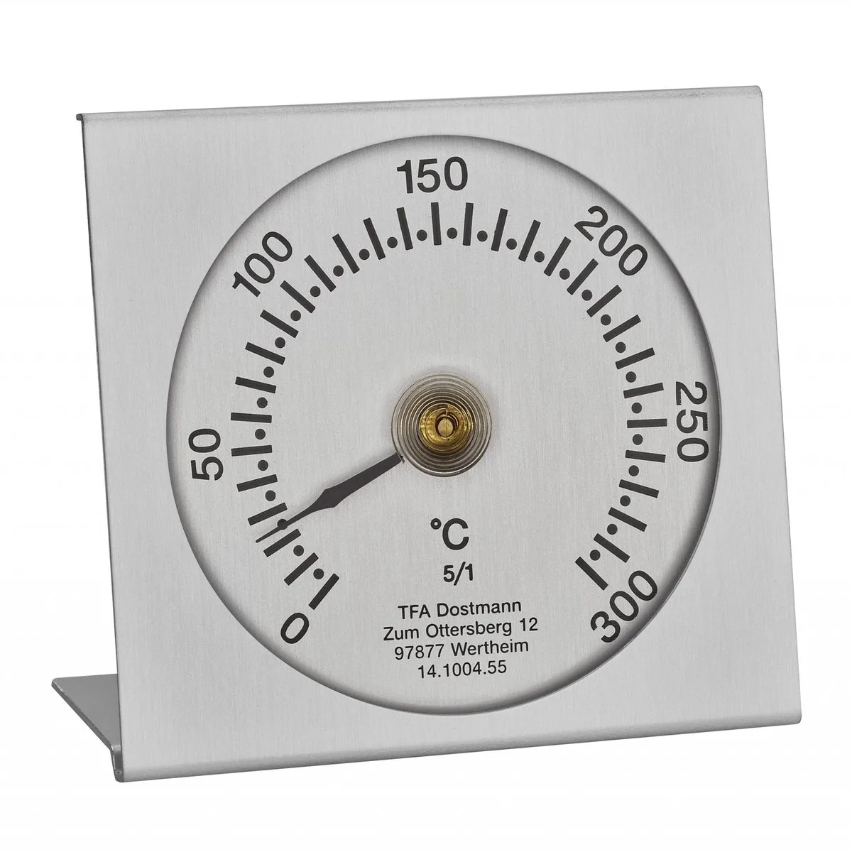 Oven thermometer - RVS - 0-300 graden celcius - staand - analoog de TFA Dostmann en Argent – photo produit