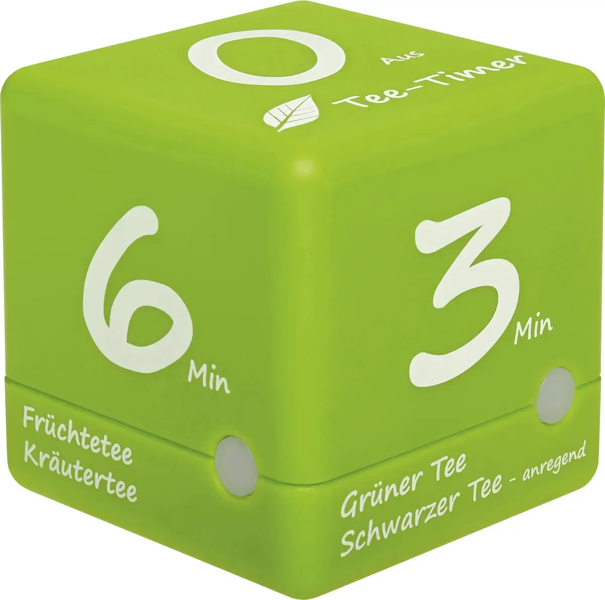 Tee-Timer Cube Timer Groen Digitaal van TFA Dostmann in Groen – productfoto