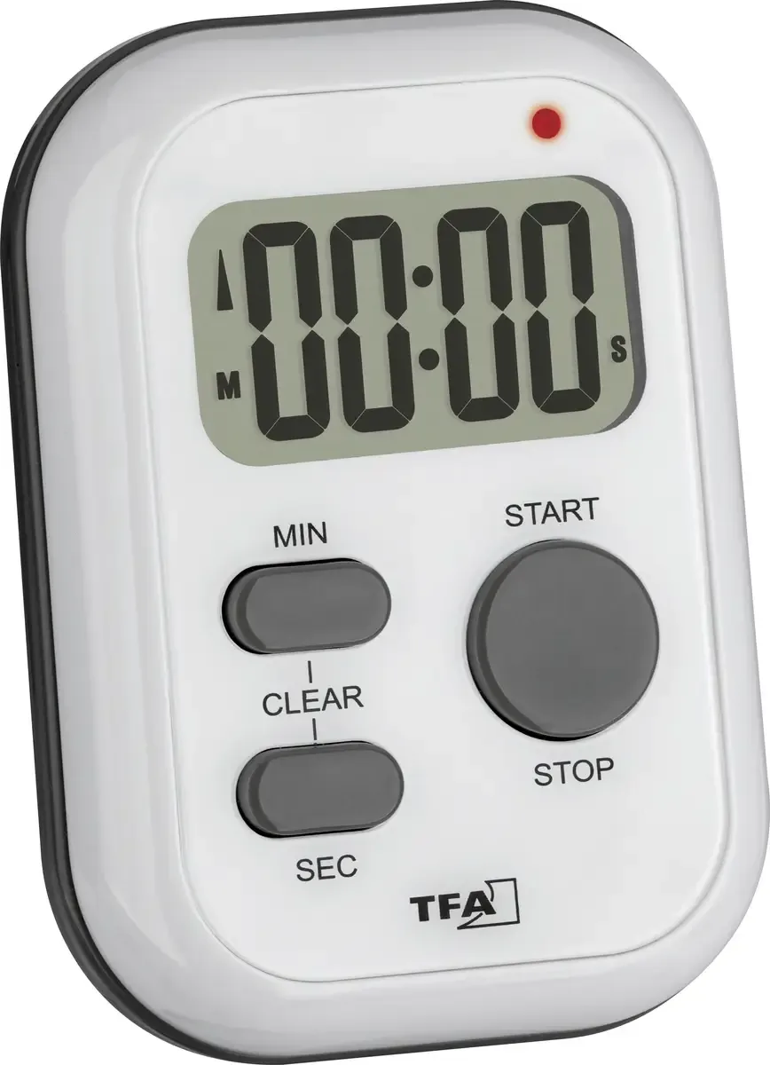 TFA - Timer Weiß digital Minuteur numérique van TFA Dostmann in Wit – productfoto