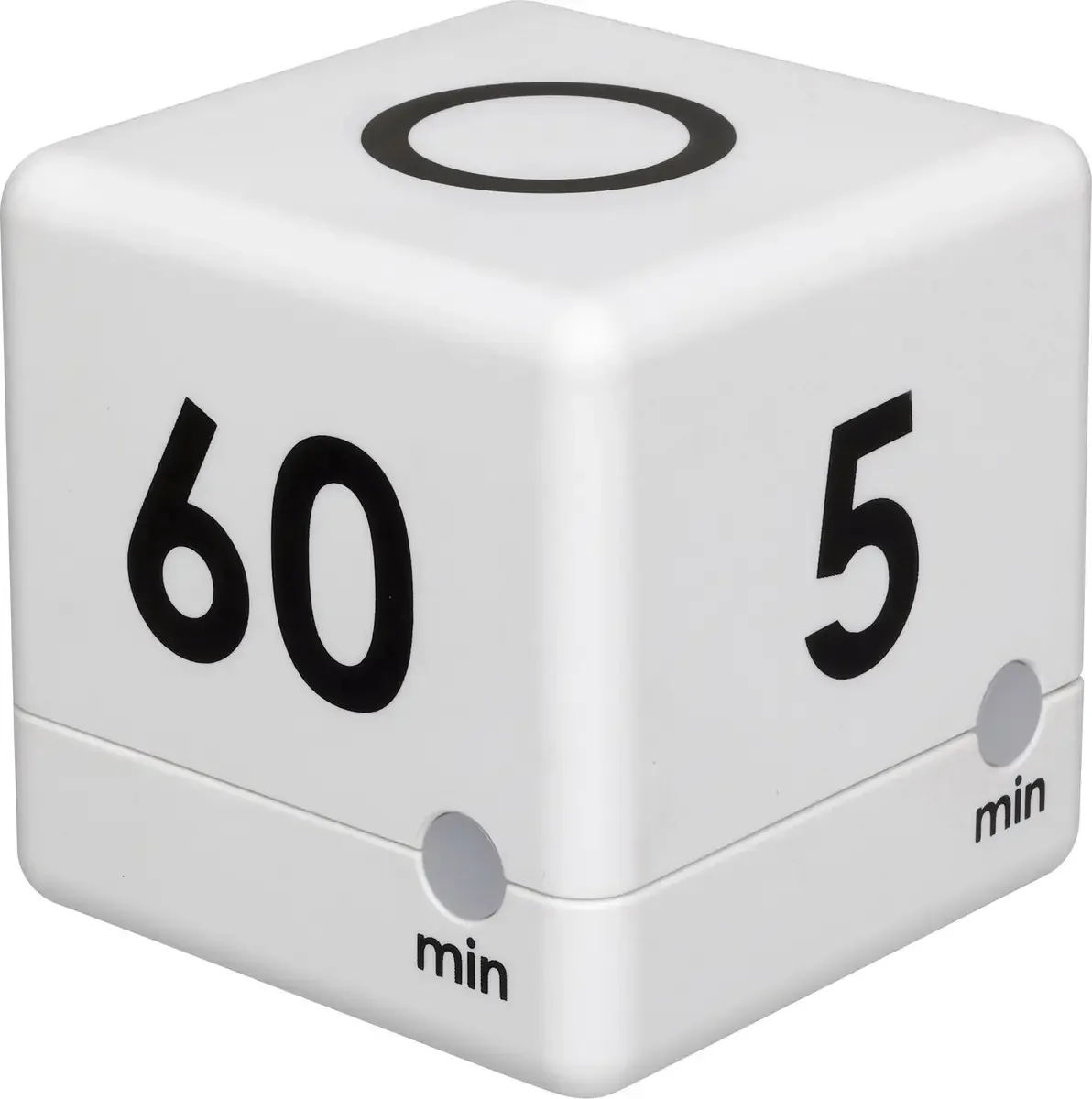 Timer Cube Minuteur numérique van TFA Dostmann in Wit – productfoto