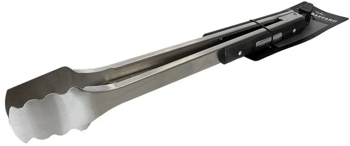 BBQ Tang - Siliconen Handvaten van The Bastard in Rvs – productfoto